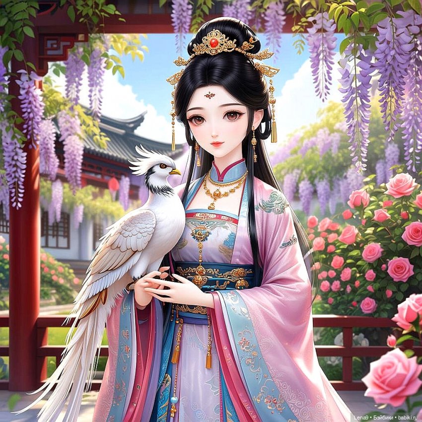 Игры в куклы с нейросетью VI Китайские принцессы Серия Императорская Фениксы и драконы (фото 5)