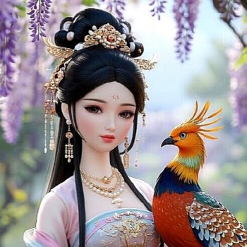 Игры в куклы с нейросетью VI Китайские принцессы Серия Императорская Фениксы и драконы