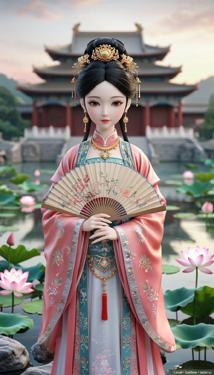 Игры в куклы с нейросетью Vl Китайские принцессы Серия Дворцовый сад (фото 4)