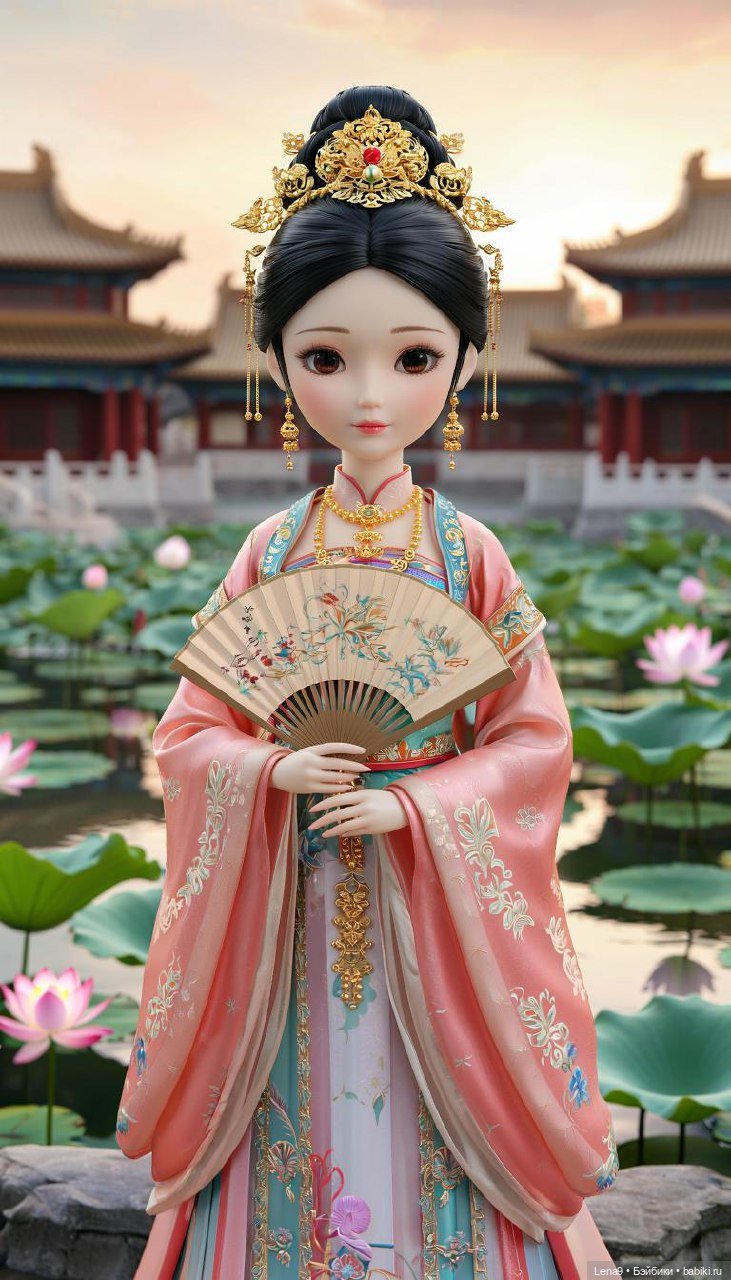 Игры в куклы с нейросетью Vl Китайские принцессы Серия Дворцовый сад (фото 2)