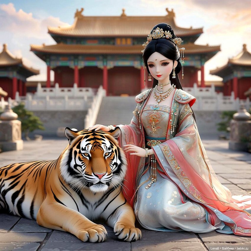 Игры в куклы с нейросетью Vl Китайские принцессы Серия Дворцовый сад (фото 9)