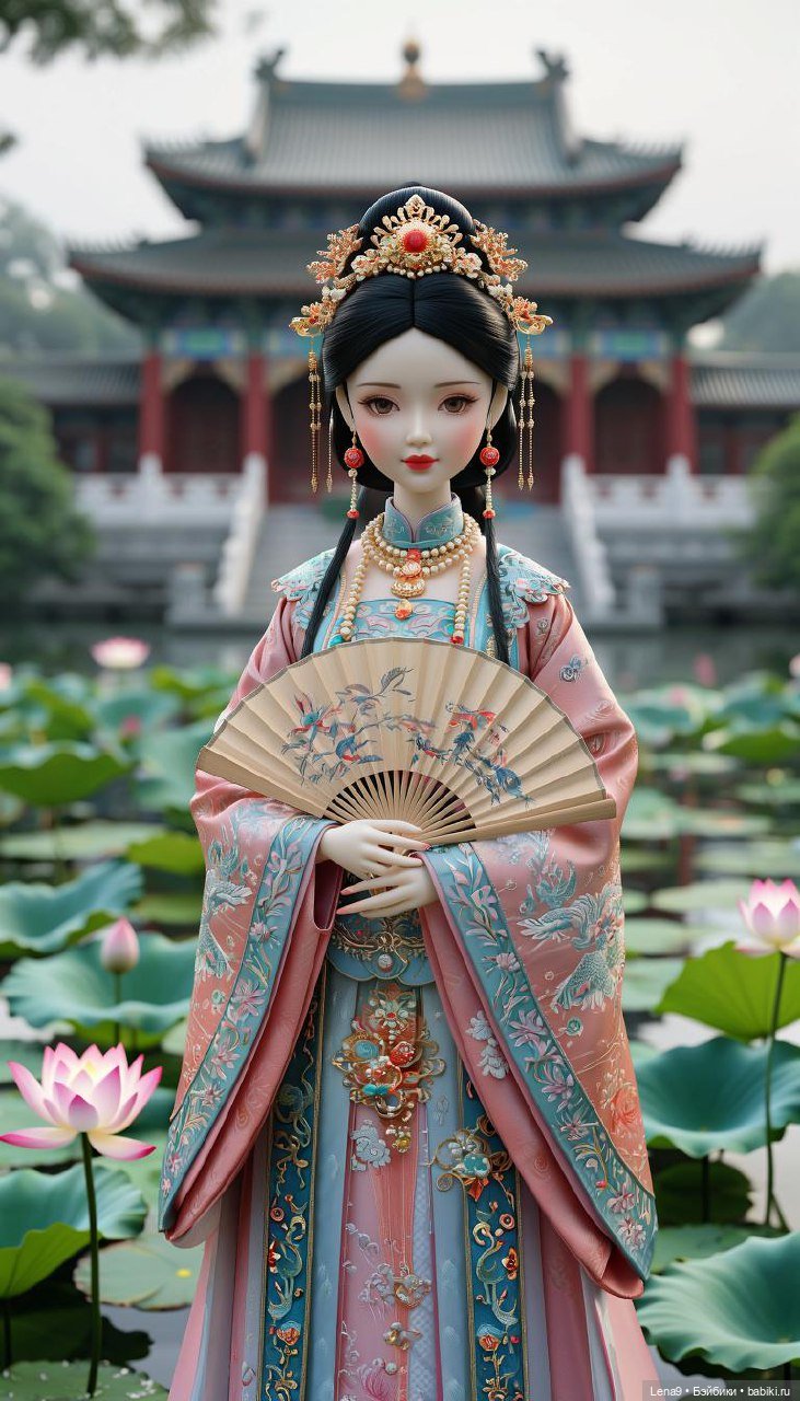 Игры в куклы с нейросетью Vl Китайские принцессы Серия Дворцовый сад (фото 3)