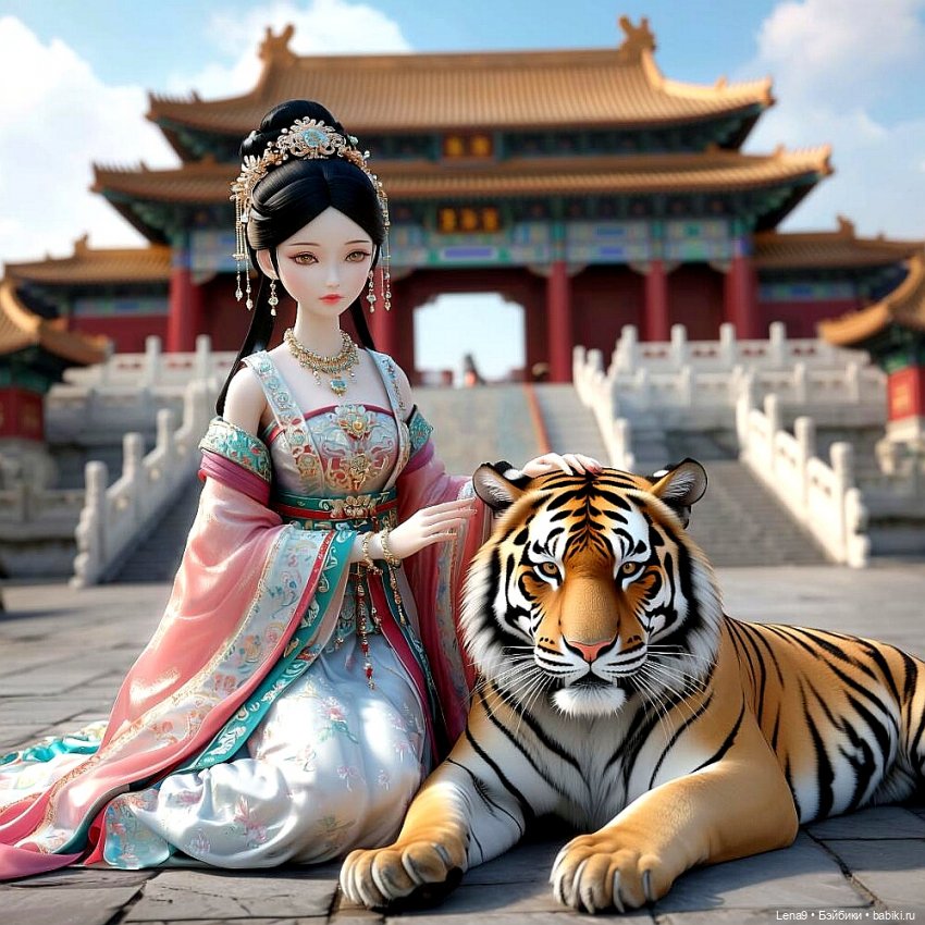 Игры в куклы с нейросетью Vl Китайские принцессы Серия Дворцовый сад (фото 10)