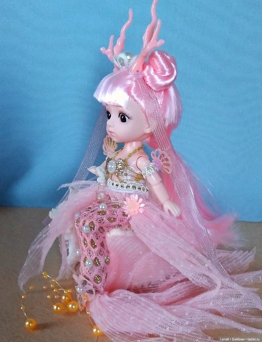 Розовая жемчужинка — Куклы Baboliy (Баболи (фото 4)