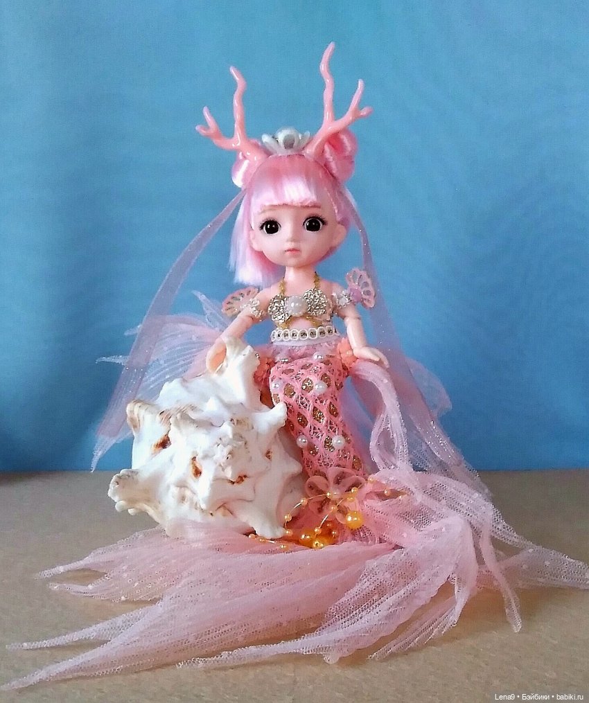 Розовая жемчужинка — Куклы Baboliy (Баболи (фото 2)