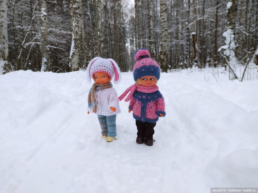 Зимняя прогулка — Одежда и обувь для кукол своими руками: фото