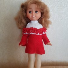 Кукла СССР с длинными шикарными волосами с родным макияжем в отличном состоянии