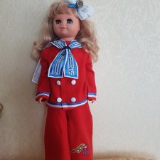 Брючный костюм  в морском стиле для любых куколок
