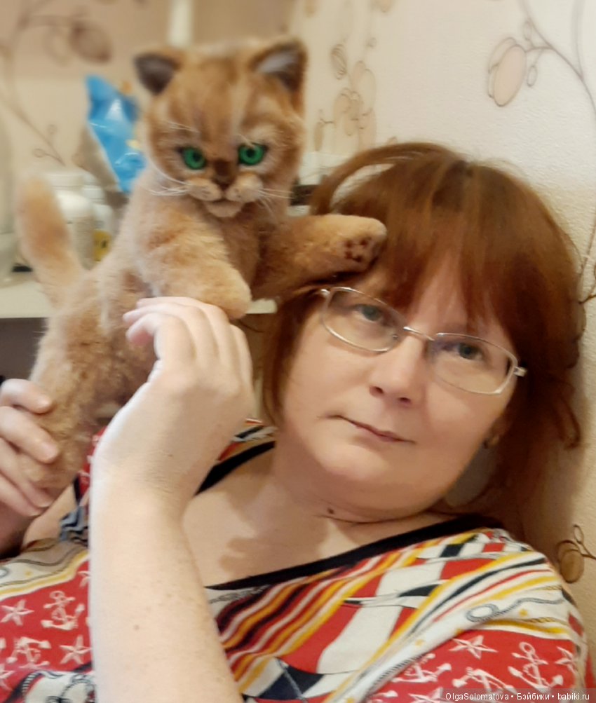 Котенок Себастьян — Авторские мишки Тедди и друзья: фото