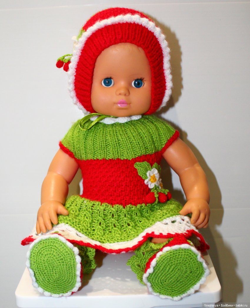 Клубничное настроение — Одежда и обувь для кукол своими руками: фото (фото 8)