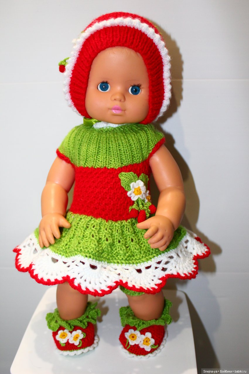 Клубничное настроение — Одежда и обувь для кукол своими руками: фото (фото 7)