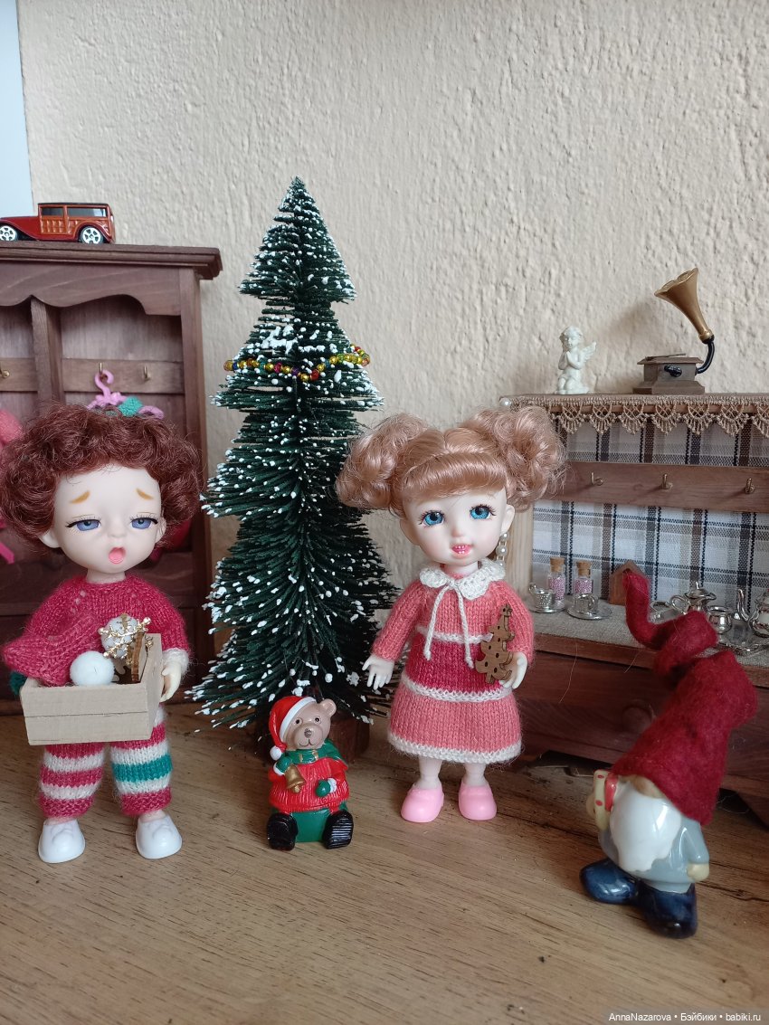 Как малыши ёлку украшали — Куклы Baboliy (Баболи (фото 5)