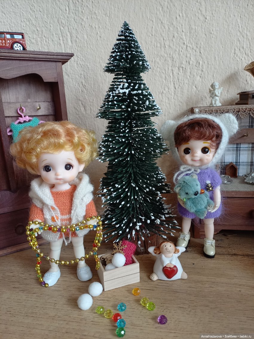 Как малыши ёлку украшали — Куклы Baboliy (Баболи (фото 6)