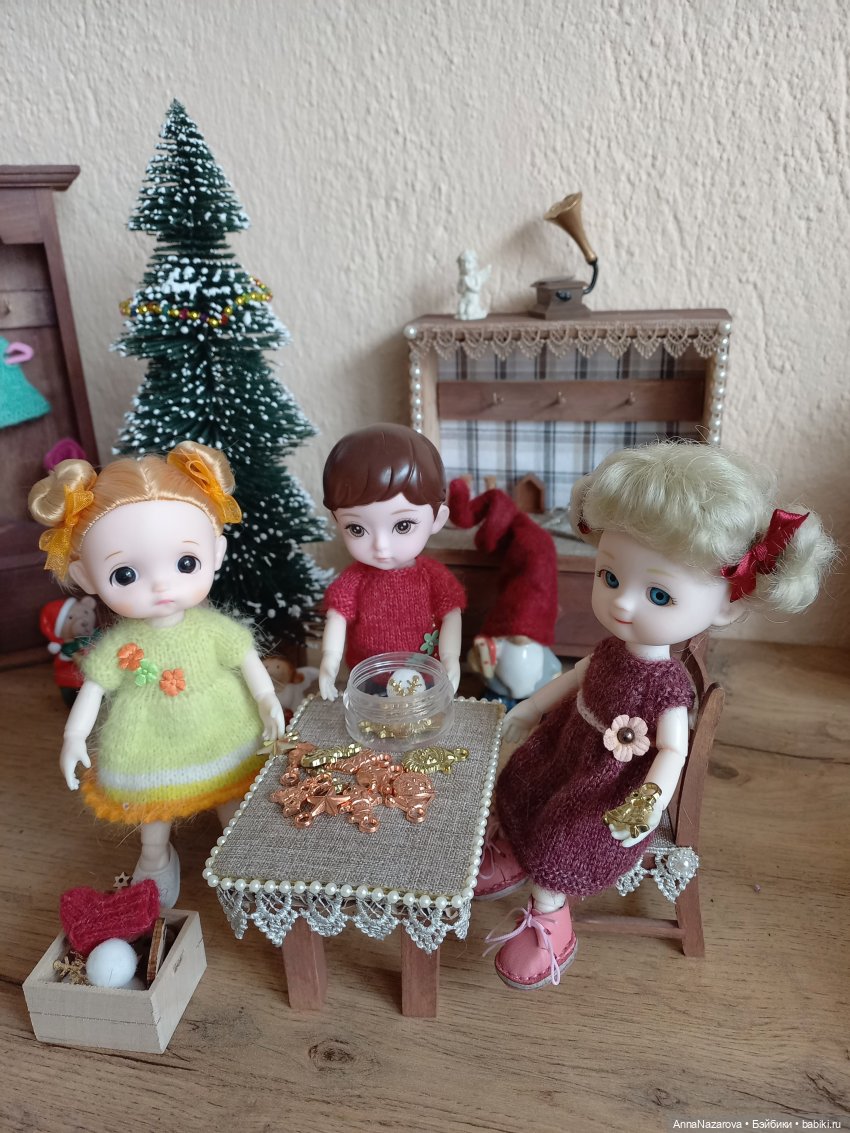 Как малыши ёлку украшали — Куклы Baboliy (Баболи (фото 4)