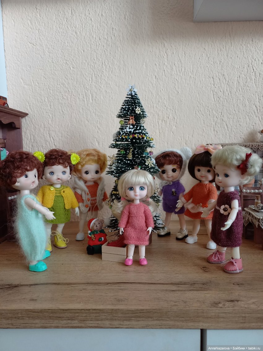 Как малыши ёлку украшали — Куклы Baboliy (Баболи