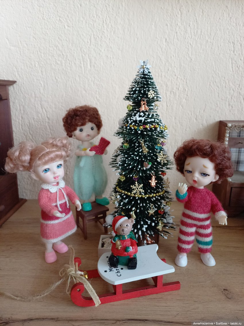 Как малыши ёлку украшали — Куклы Baboliy (Баболи (фото 9)