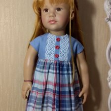 Платье для кукол Готц 58 см