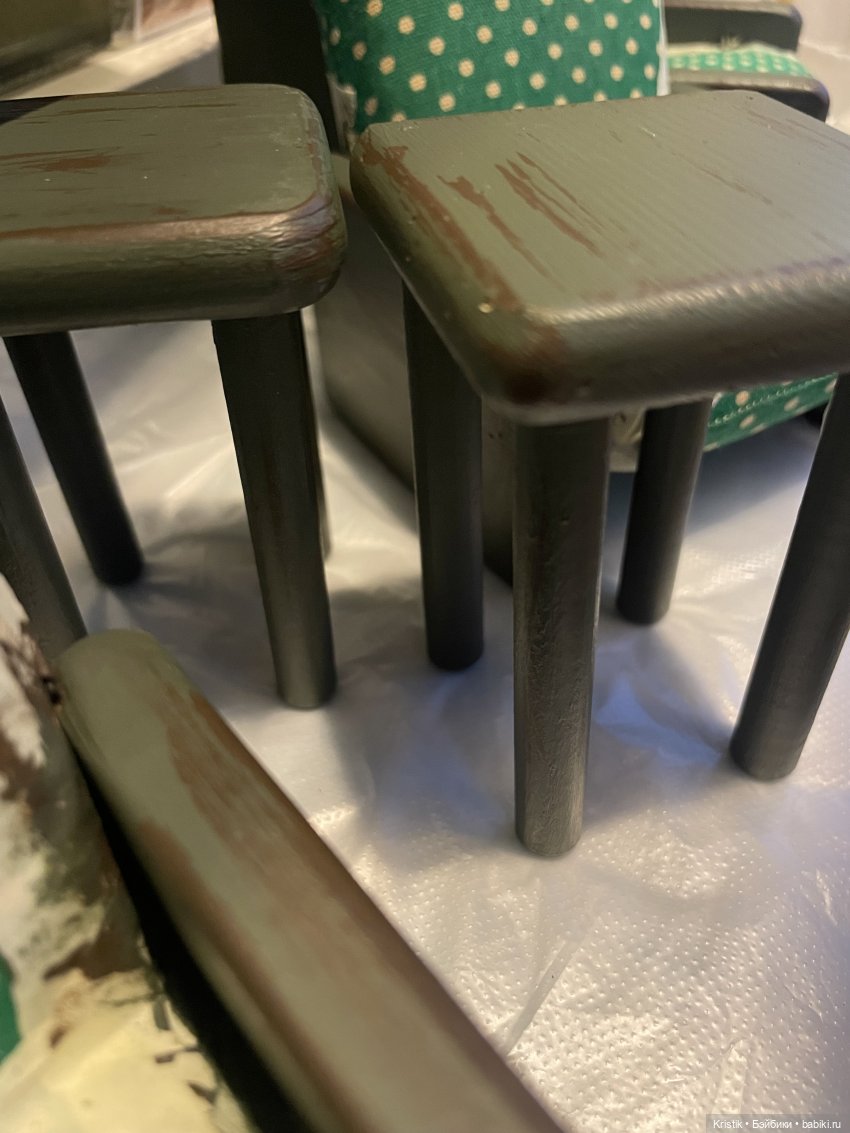 Накрасила мебелей | Бэйбики Накрасила мебелей — Мебель для кукол и домиков: фото