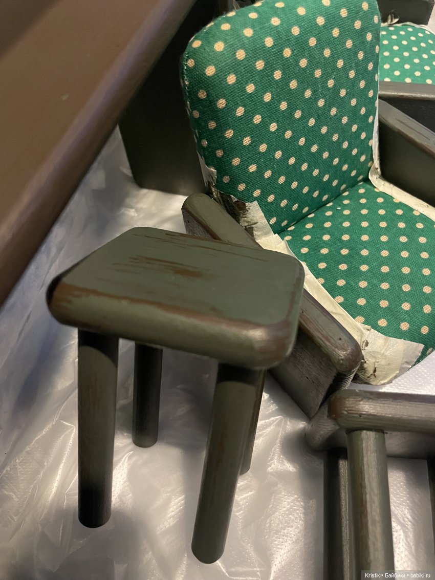 Накрасила мебелей | Бэйбики Накрасила мебелей — Мебель для кукол и домиков: фото