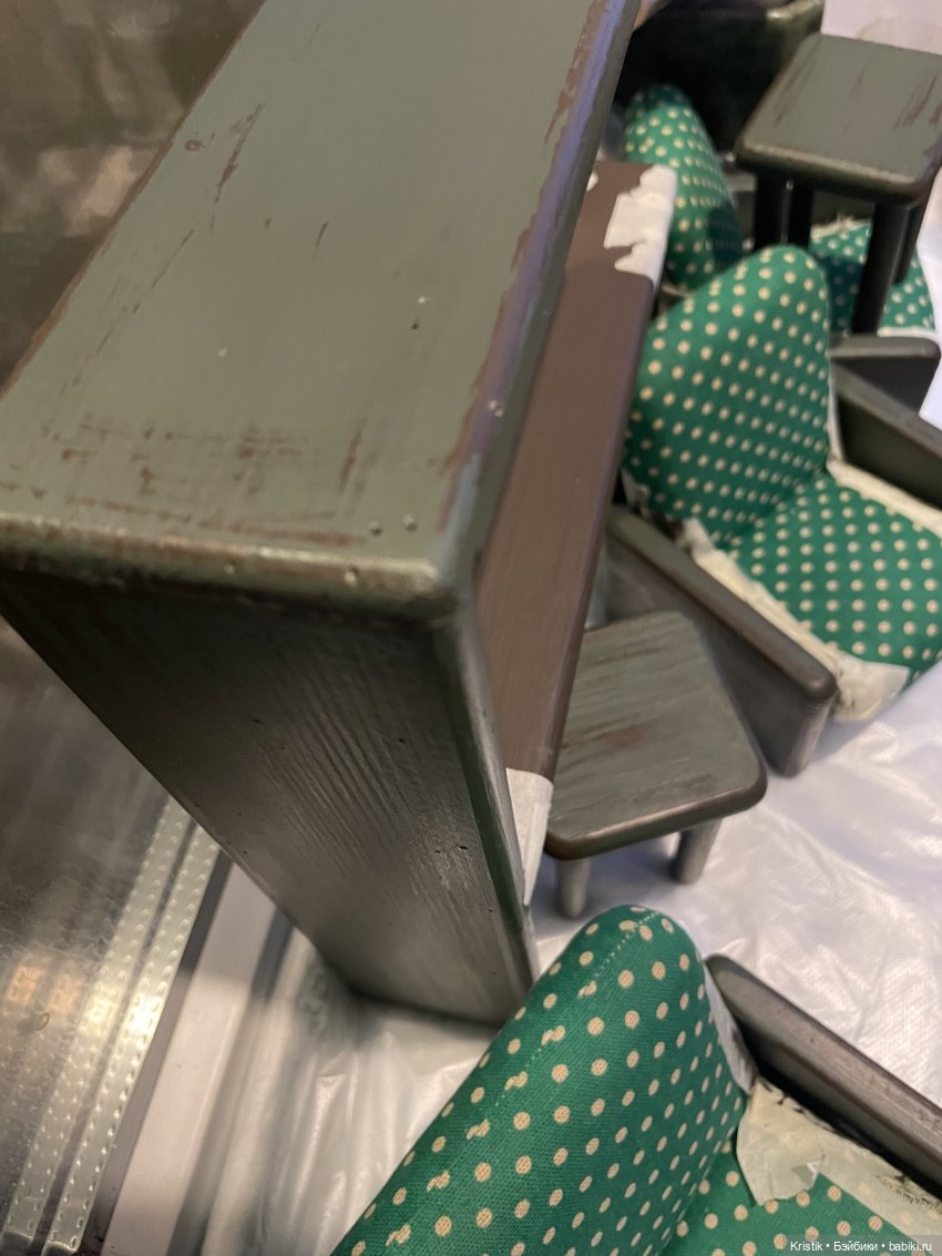 Накрасила мебелей | Бэйбики Накрасила мебелей — Мебель для кукол и домиков: фото