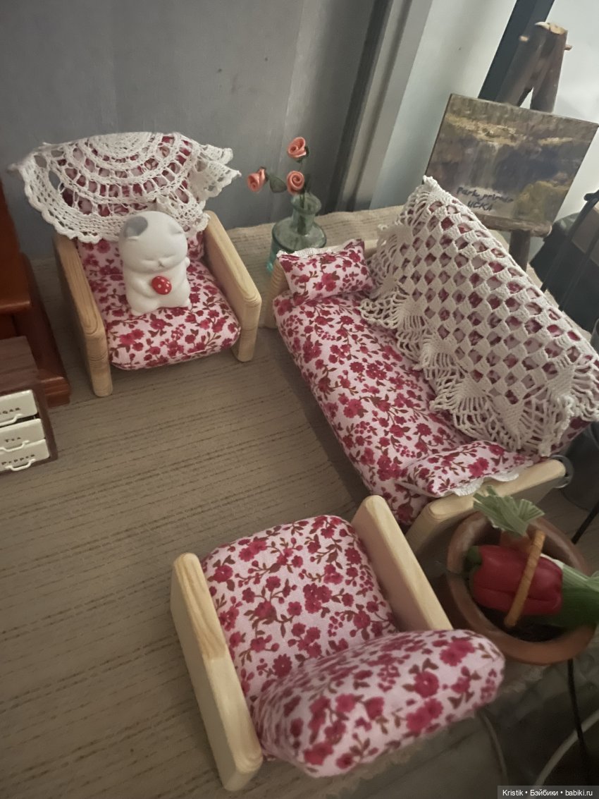 Накрасила мебелей | Бэйбики Накрасила мебелей — Мебель для кукол и домиков: фото (фото 2)