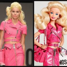 Барби и бренд Moschino