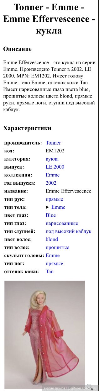 Скандальные куклы Р.Тоннера. Ч.5- Эмма Аронсон – первая супермодель плюс-сайз (фото 5)