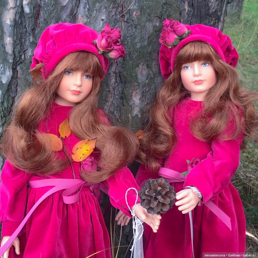 Близняшки, ч.10 - Кайли в вельвете. Осенняя прогулка 🍂 (фото 9)