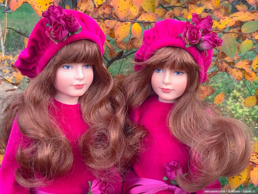 Близняшки, ч.10 - Кайли в вельвете. Осенняя прогулка 🍂