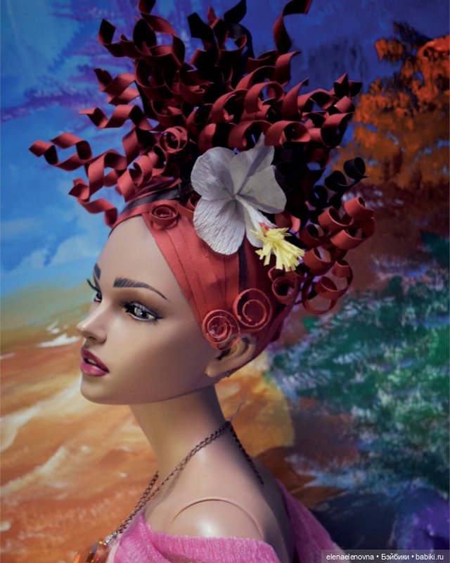 Тамика Спенсер создаёт кукольные парики из ... БУМАГИ (фото 8)