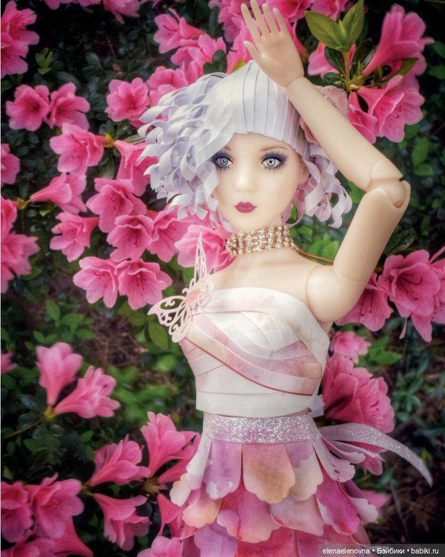 Тамика Спенсер создаёт кукольные парики из ... БУМАГИ