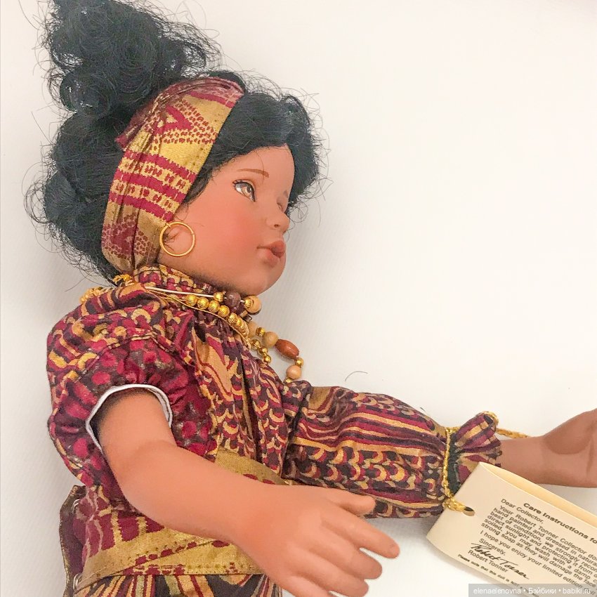 Праздник урожая 🎑🍌🍊 в Африке или самая необычная Рождественская Кукла Р.Тоннера - Кванза (фото 10)