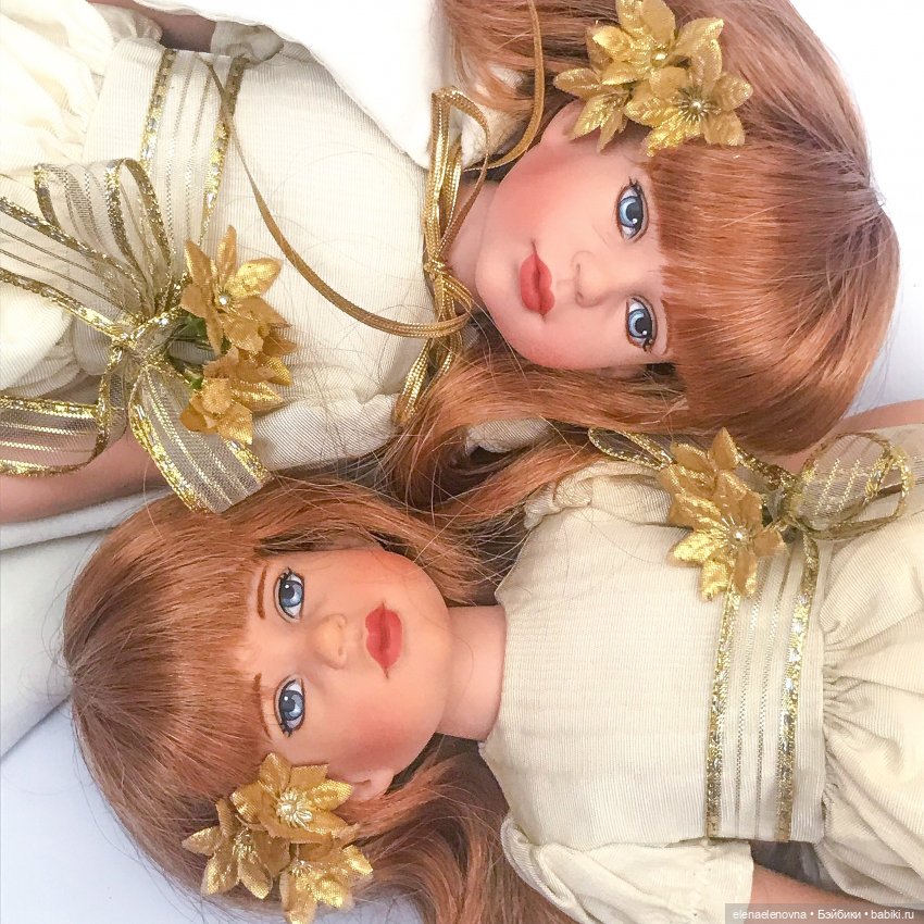 👭Близняшки, ч.17 - Christmas doll 🎄, Tonner (Рождественская «в золотом», Тоннер)