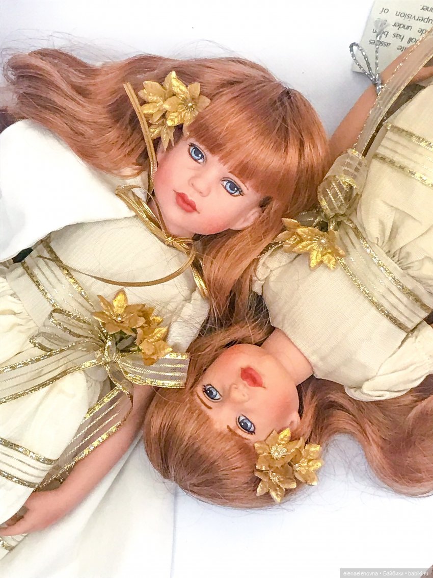 👭Близняшки, ч.17 - Christmas doll 🎄, Tonner (Рождественская «в золотом», Тоннер)