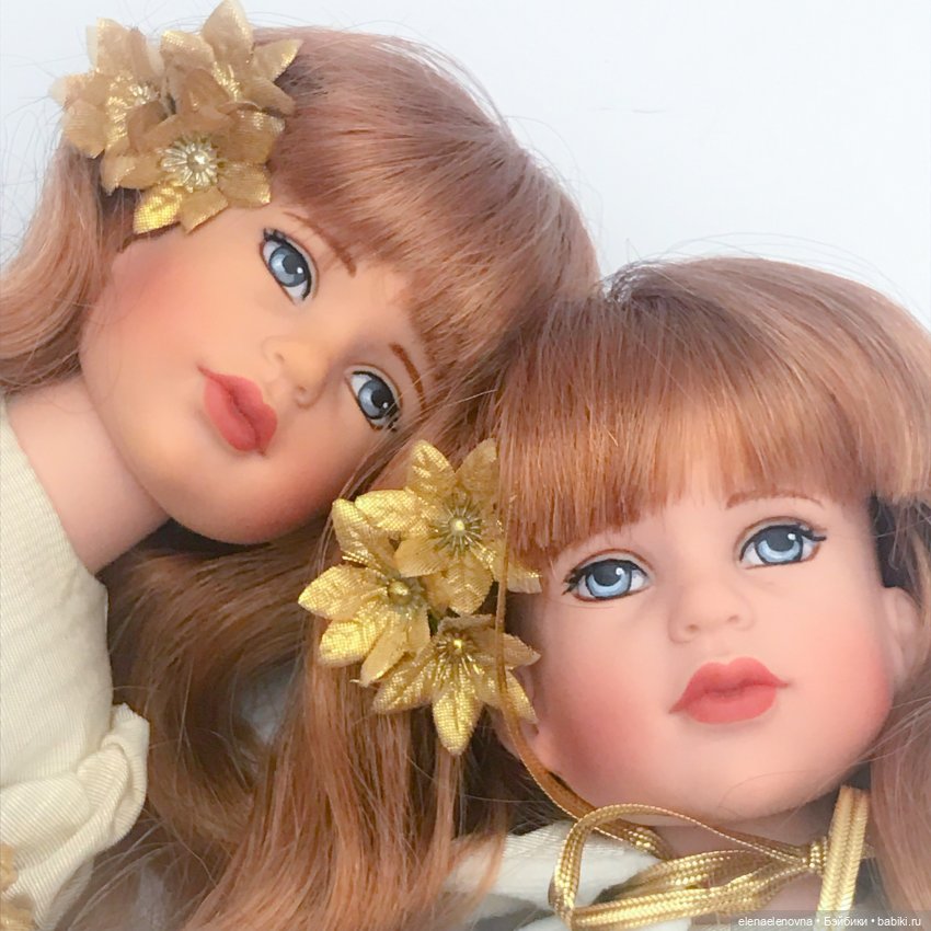 👭Близняшки, ч.17 - Christmas doll 🎄, Tonner (Рождественская «в золотом», Тоннер)