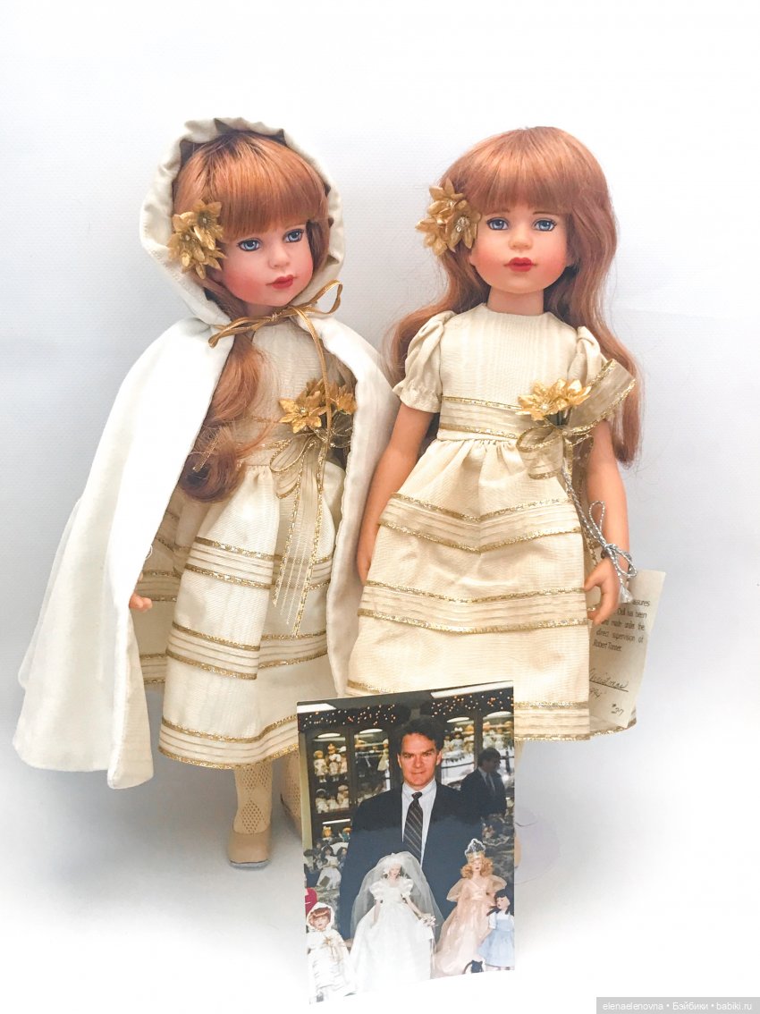 👭Близняшки, ч.17 - Christmas doll 🎄, Tonner (Рождественская «в золотом», Тоннер) (фото 3)