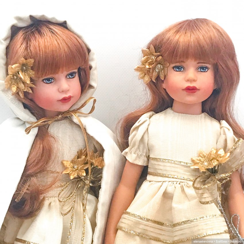 👭Близняшки, ч.17 - Christmas doll 🎄, Tonner (Рождественская «в золотом», Тоннер) (фото 2)