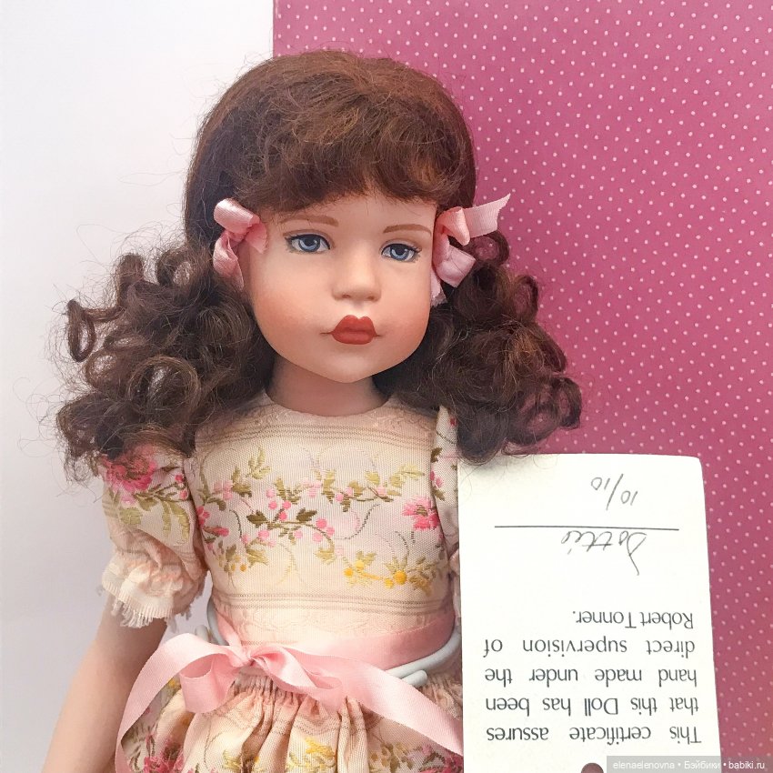 Дотти, моя чудесная кукла «с историей» 💓 (Dottie by Robert Tonner)