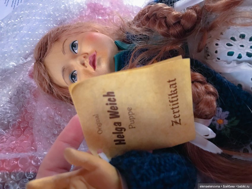 Хельга Вайх (Helga Weich) и ее деревянные куклы