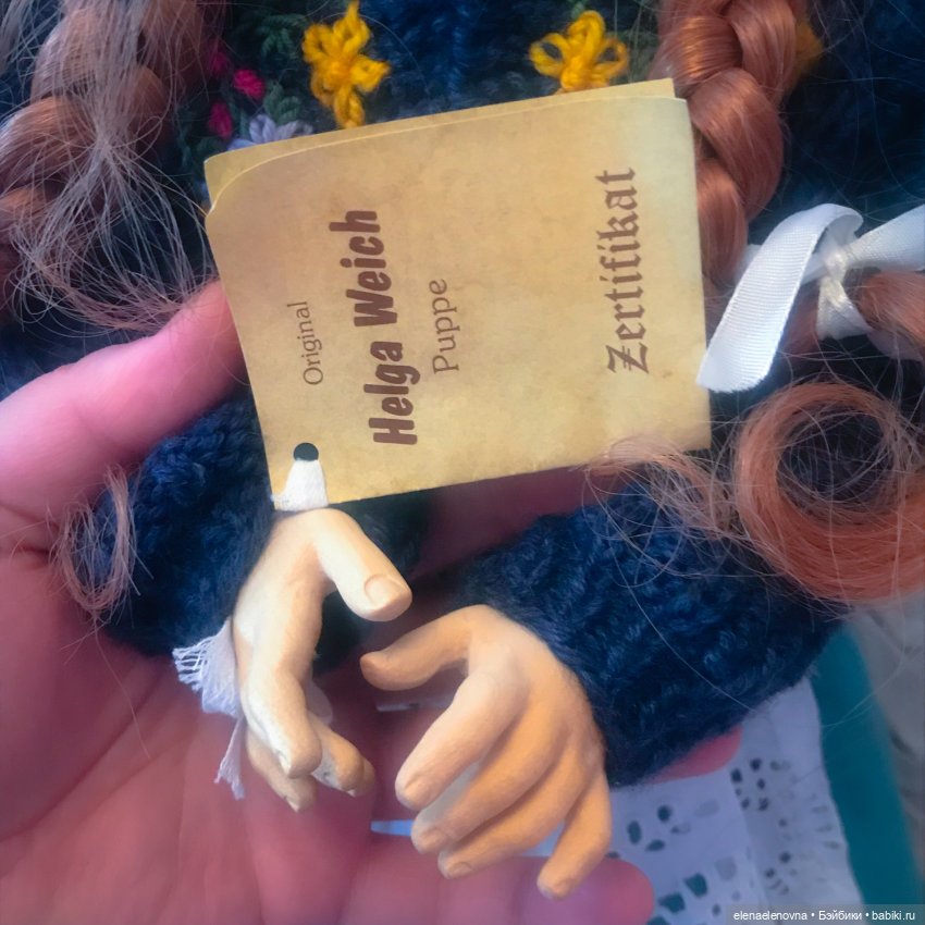 Хельга Вайх (Helga Weich) и ее деревянные куклы