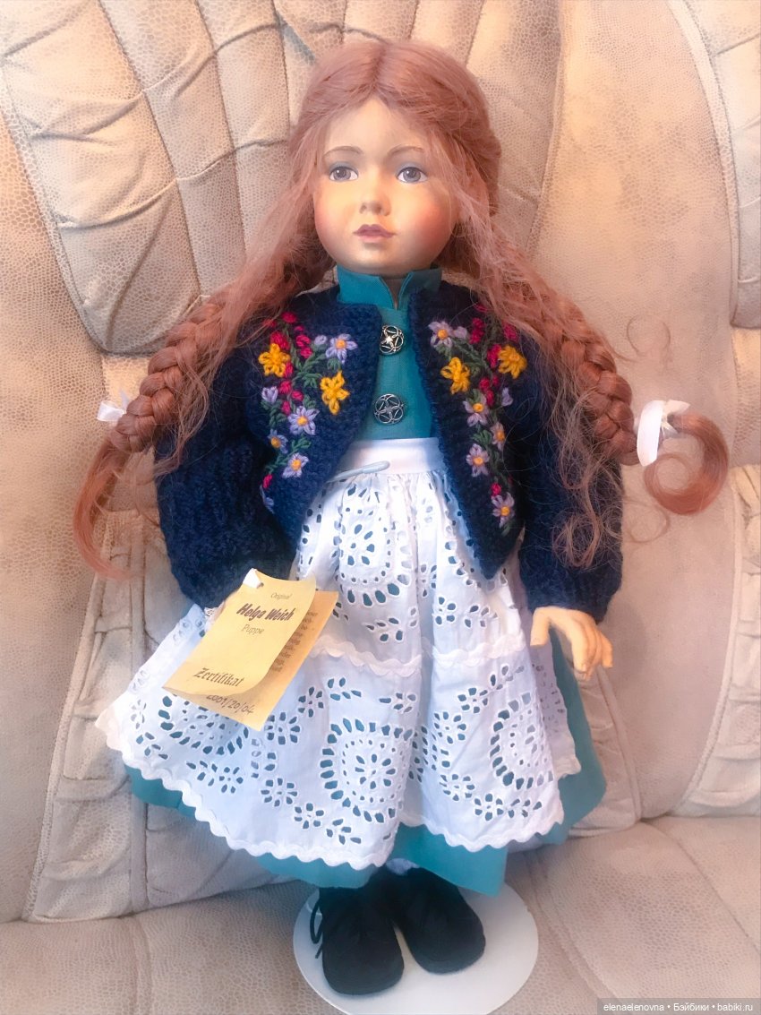 Хельга Вайх (Helga Weich) и ее деревянные куклы