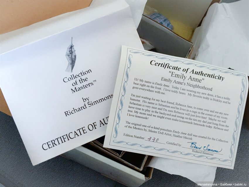 РАСПАКОВОЧКА, ч.29 — Куклы Helen Kish (Хелен Киш): Riley (Райли)