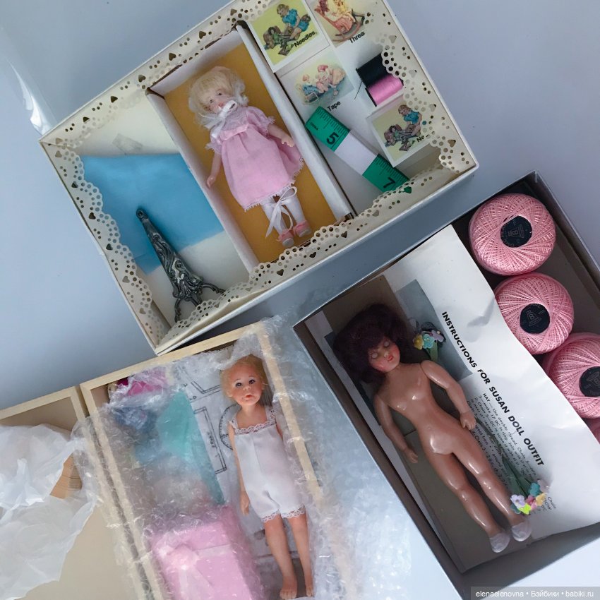 Мои рукодельные наборы с куклами (фото 2)