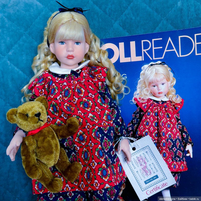 Златовласка Роберта Тоннера (Goldilocks, Robert Tonner) - девочка с обложки