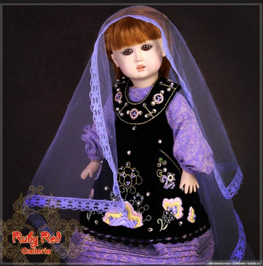 RubyRed Galleria переосмысливает одну из классических модных кукол - Bleuette