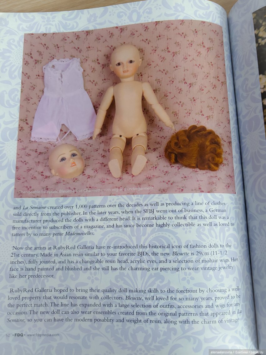 RubyRed Galleria переосмысливает одну из классических модных кукол - Bleuette (фото 6)