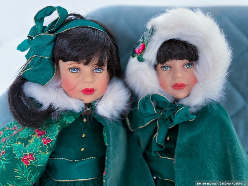 Рождественская кукла Тоннера с необычным цветом глаз