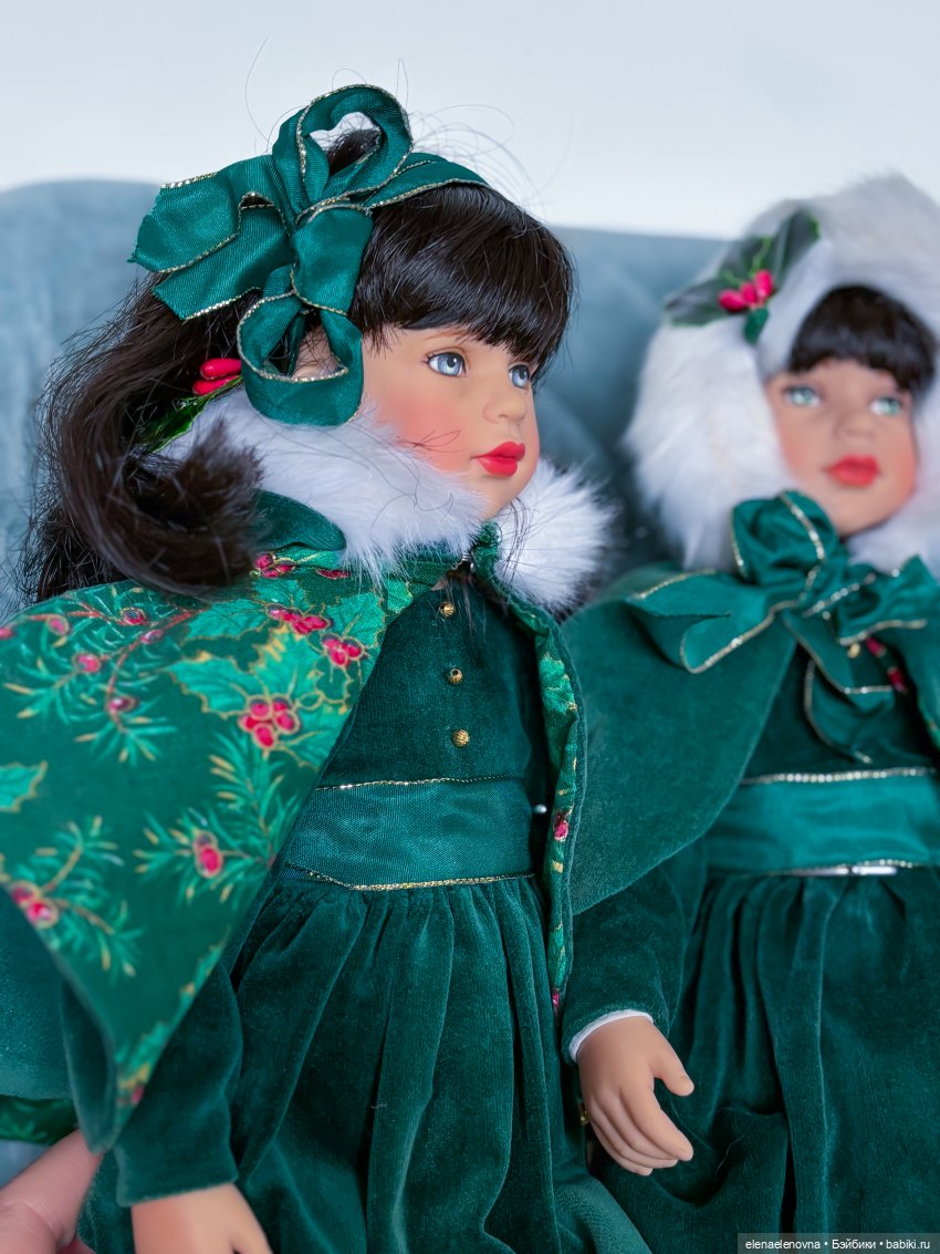 Рождественская кукла Тоннера с необычным цветом глаз