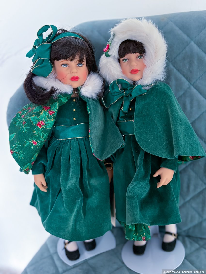 Рождественская кукла Тоннера с необычным цветом глаз