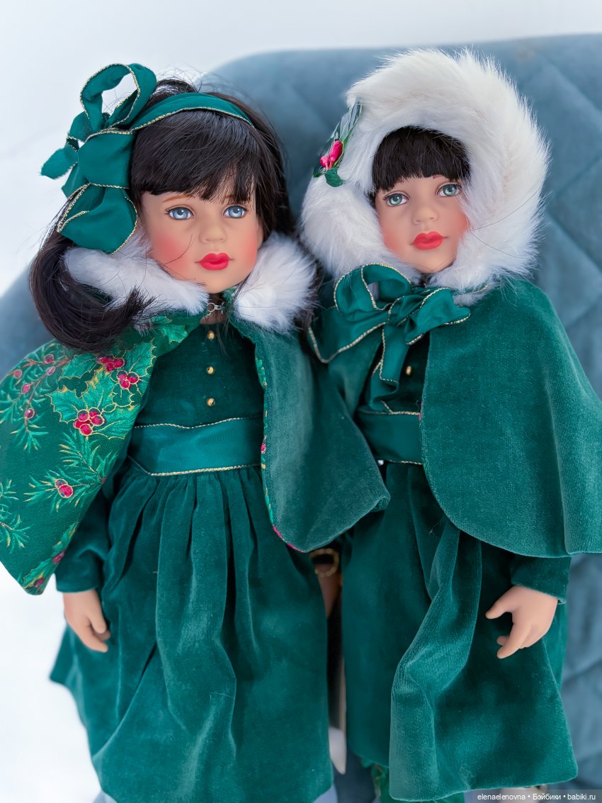 Рождественская кукла Тоннера с необычным цветом глаз